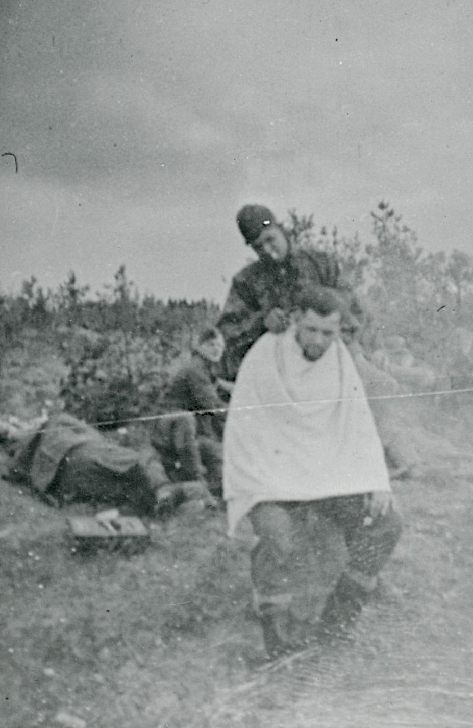 Foto: Frikorps Danmark i Polen og Rusland sammen med tyskere og russere, 1941 – 1943. Kilde: Frihedsmuseet.